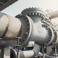 Process,Strainer,Oil,Pipeline.a,Tee,Strainer,Is,Installed,Into,A
